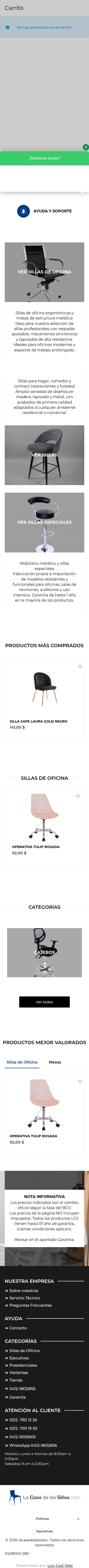 lacasadelassillas.com — Móvil