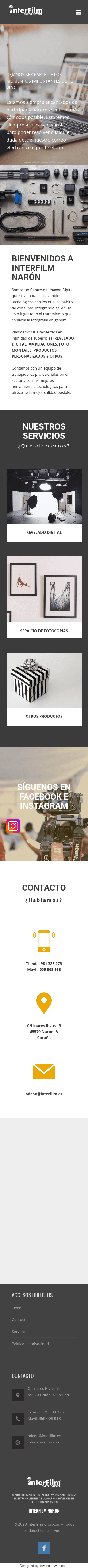 interfilmnaron.com — Móvil