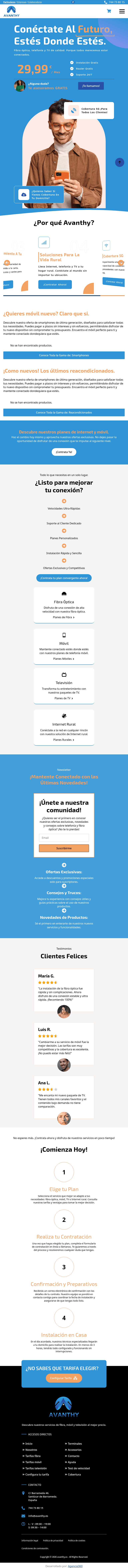 avanthy.es — Tablet V