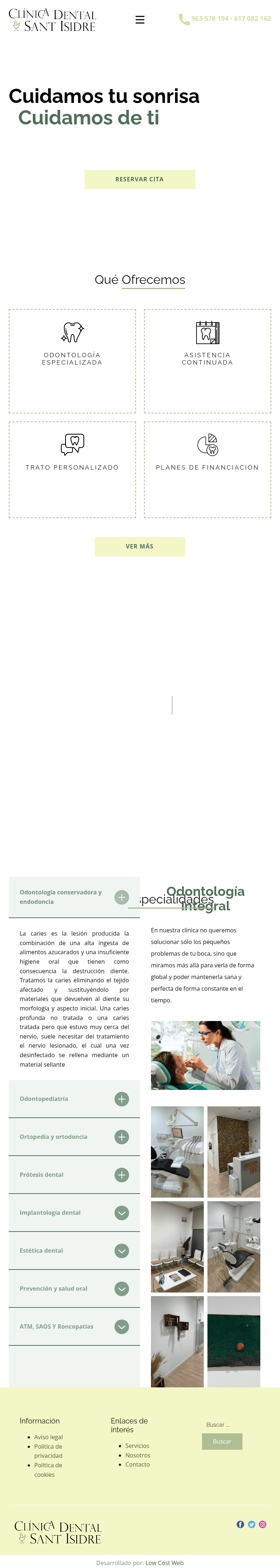 clinicasantisidre.es — Tablet V